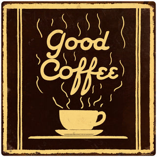 Good Coffee Steam Wall Decal