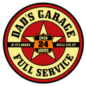 Dads Garage Full Service Vinyl Sticker