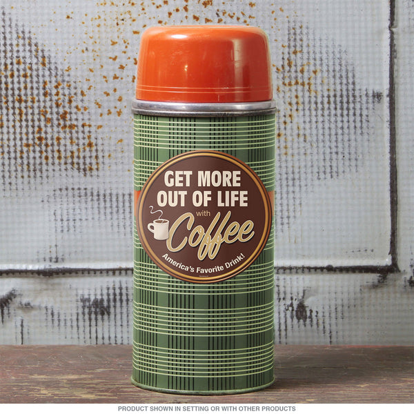 Coffee Get More Out Of Life Vinyl Sticker