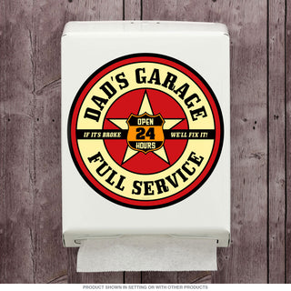 Dads Garage Full Service Paper Towel Dispenser