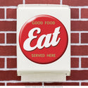 Eat Good Food Metal Paper Towel Dispenser
