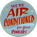 Air Conditioned Diner Advertisement Wall Decal