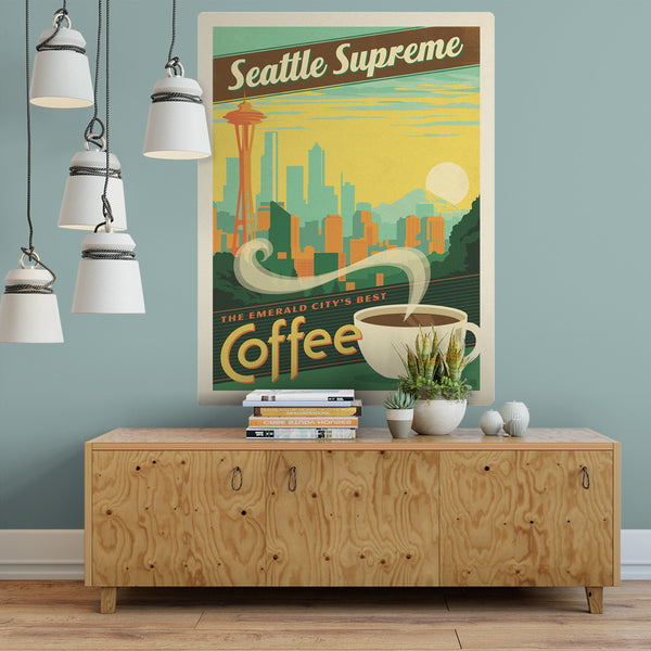 Seattle Supreme Best Coffee Decal
