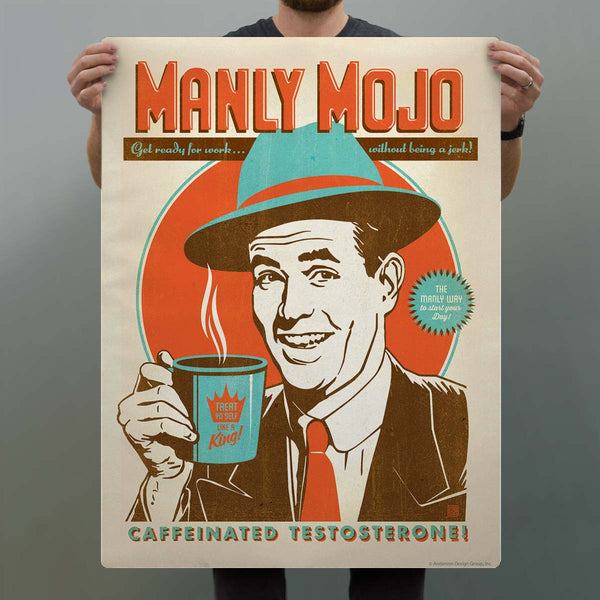 Manly Mojo Coffee Decal