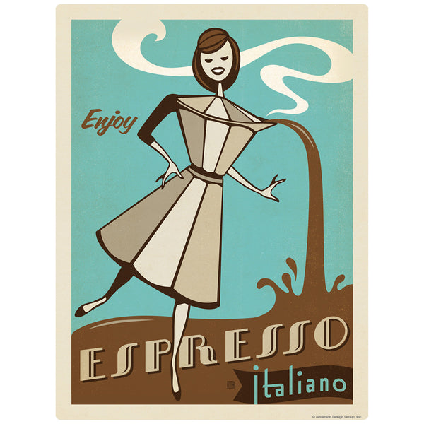 Espresso Italiano Coffee Decal