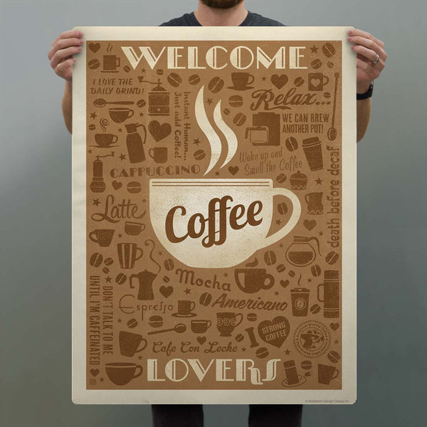 Welcome Coffee Lovers Decal