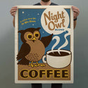 Night Owl Coffee Decal