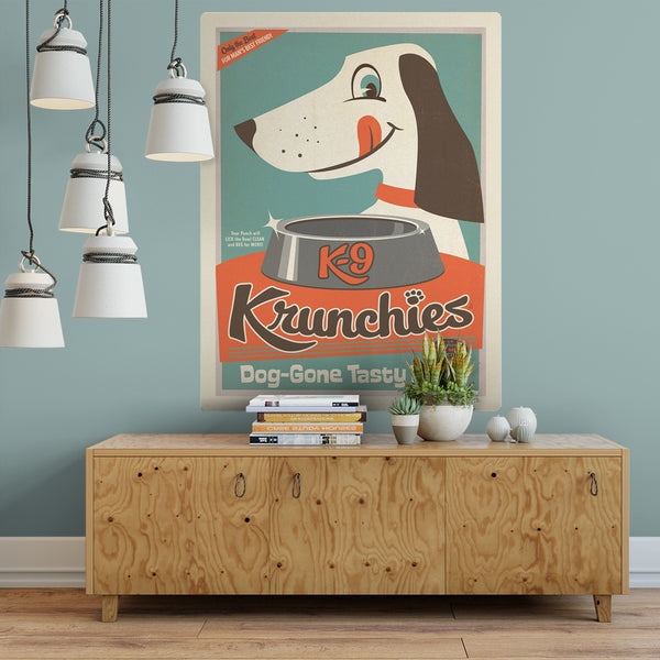 K9 Krunchies Dog Food Ad Decal