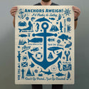 Anchors Away Nautical Fishing Decal