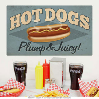 Hot Dogs Plump Diner Food Wall Decal