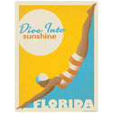 Florida Dive Into Sunshine Decal