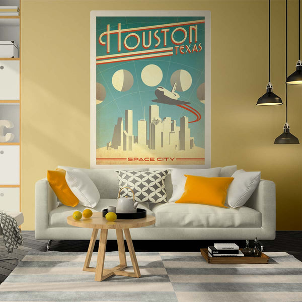 Houston Texas Space City Decal