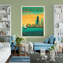 Chicago Illinois Lakefront Decal