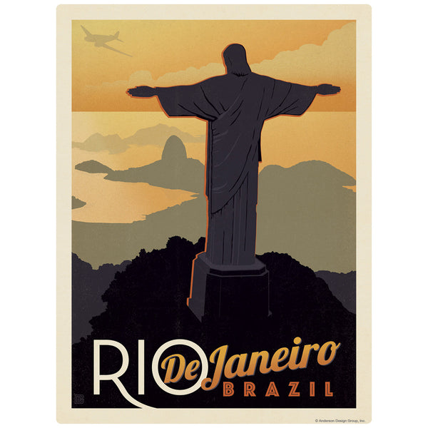 Rio De Janeiro Brazil Christ the Redeemer Decal
