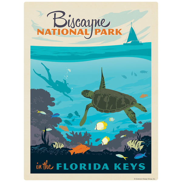 Biscayne National Park Florida Keys Decal