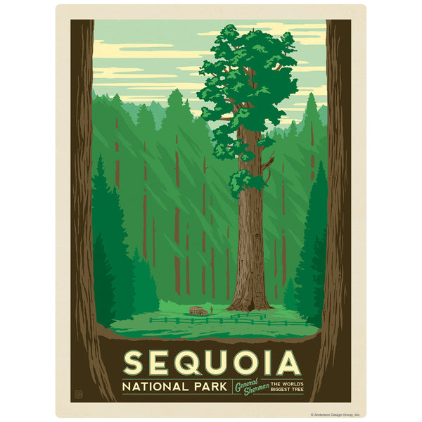 Sequoia National Park California Decal