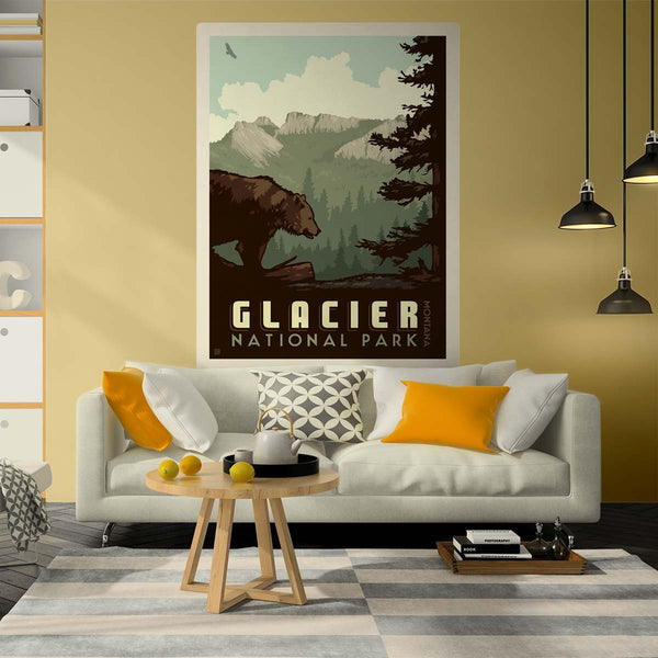 Glacier National Park Montana Decal