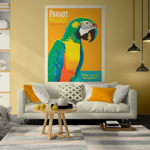 Parrot Palace Bar and Grille Decal