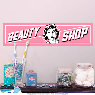 Beauty Shop Salon Woman Wall Decal