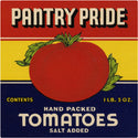 Pantry Pride Tomatoes Label Wall Decal