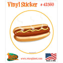 Hot Dog Vintage Style Vinyl Sticker