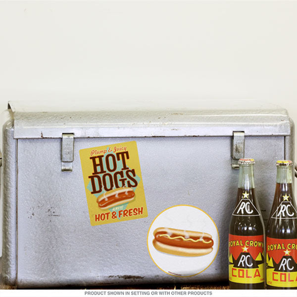 Hot Dogs Plump Juicy Fresh Vinyl Sticker