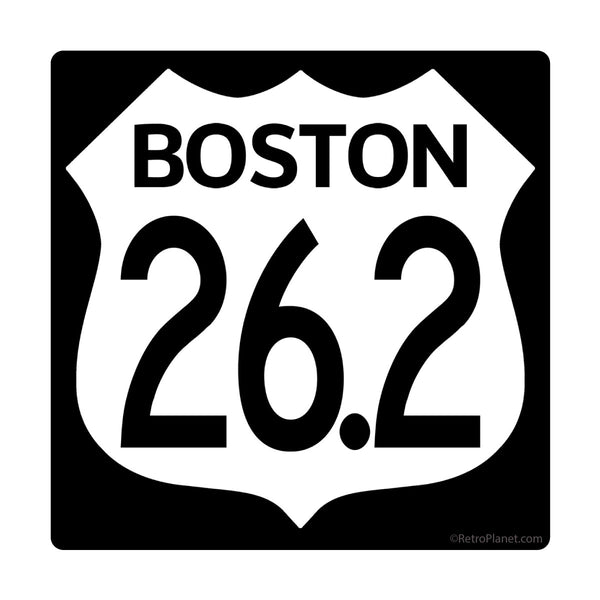 Boston 26.2 Miles Vinyl Sticker