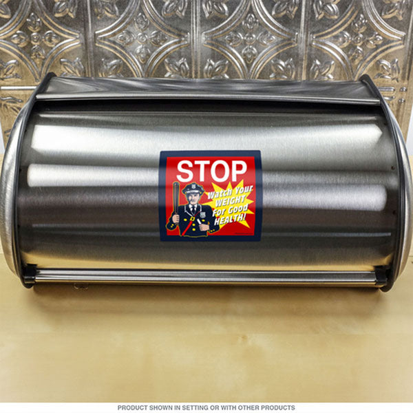 Stop Watch Your Weight Police Vinyl Sticker