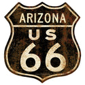 Route 66 Arizona Distressed Vinyl Sticker