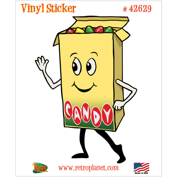 Candy Box Dancing Snack Vinyl Sticker