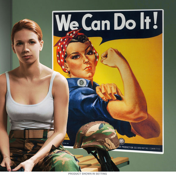 Rosie The Riveter We Can Do It! Wall Decal