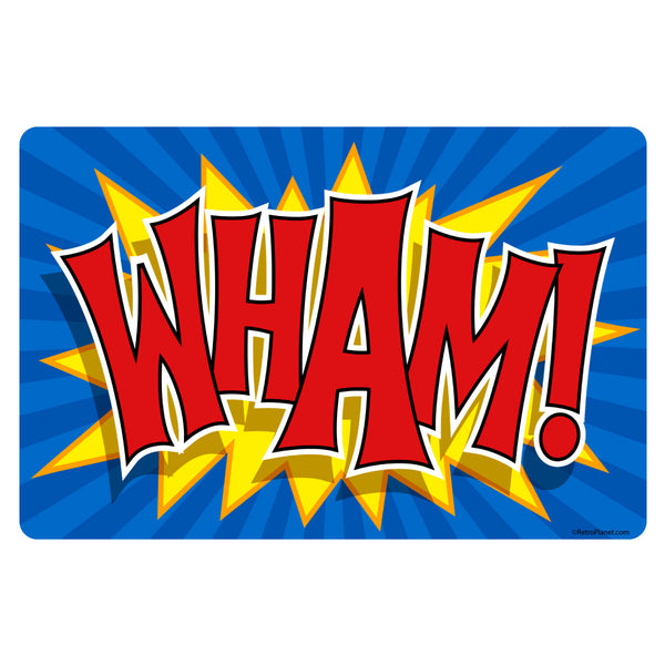 Wham Comic Book Sound Effect Vinyl Sticker