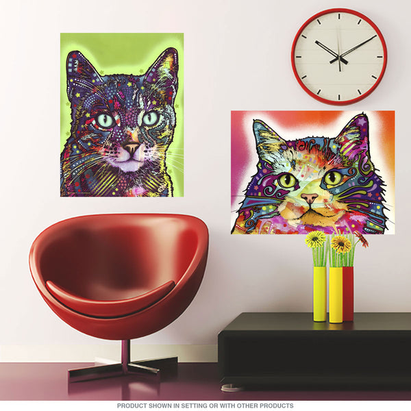 Watchful Shorthair Cat Dean Russo Wall Decal