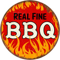 BBQ Real Fine Barbecue Flames Wall Decal