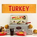 Turkey Southern BBQ Barbecue Wall Decal