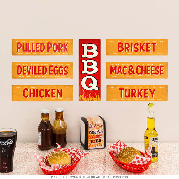 Ribs Southern BBQ Barbecue Wall Decal