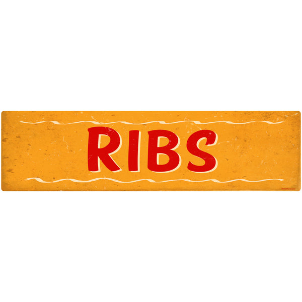 Ribs Southern BBQ Barbecue Wall Decal