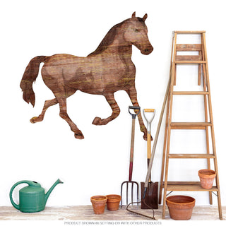 Horse Cut Out Farm Animal Wall Decal