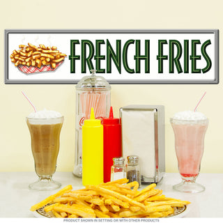 French Fries Diner Food Grill Menu Wall Decal