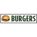 Burgers Diner Food Grill Menu Wall Decal