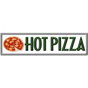 Hot Pizza Diner Food Grill Menu Wall Decal