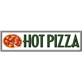 Hot Pizza Diner Food Grill Menu Wall Decal