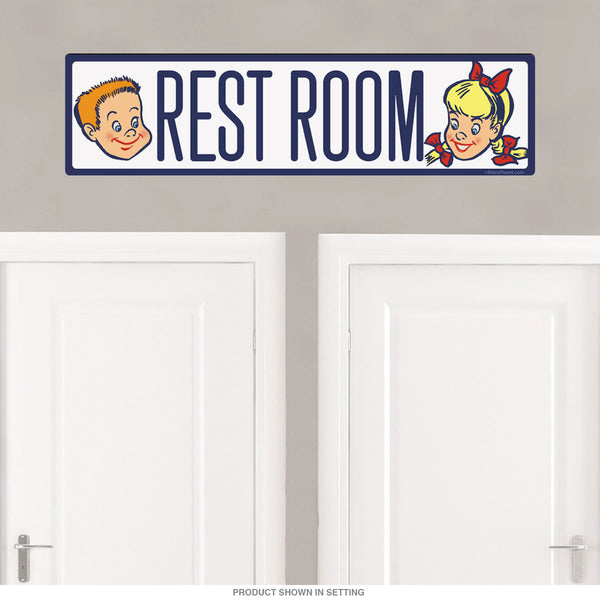 Family Rest Room Kids Wall Decal