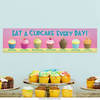 Eat A Cupcake Wall Decal