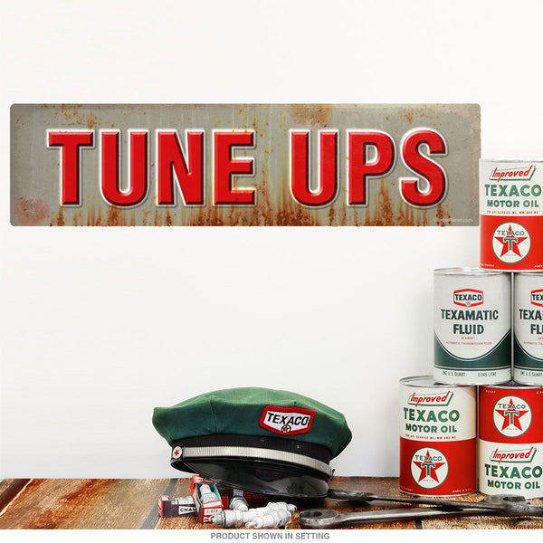 Tune Ups Car Service Rusted Look Wall Decal