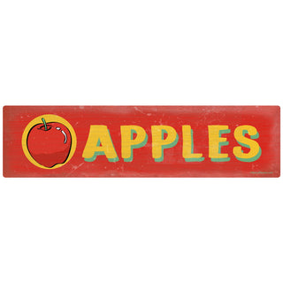 Apples Farm Stand Red Label Wall Decal