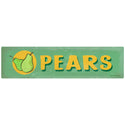 Pears Farm Stand Green Label Wall Decal