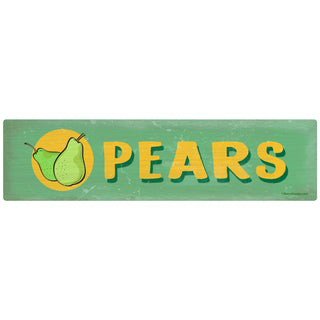 Pears Farm Stand Green Label Wall Decal
