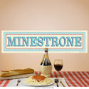 Minestrone Italian Food Wall Decal