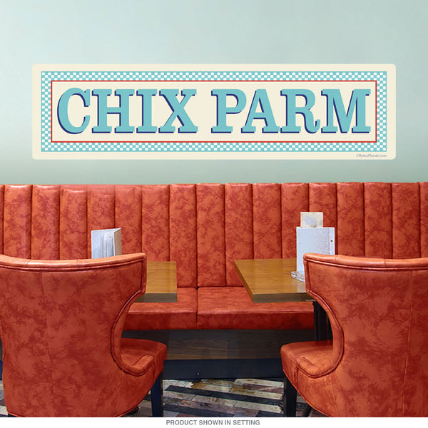 Chicken Parm Italian Food Wall Decal